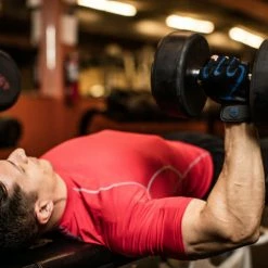 Harbinger Training Grip Gloves Black/Blue 13 Harbinger Training Grip Gloves Black/Blue