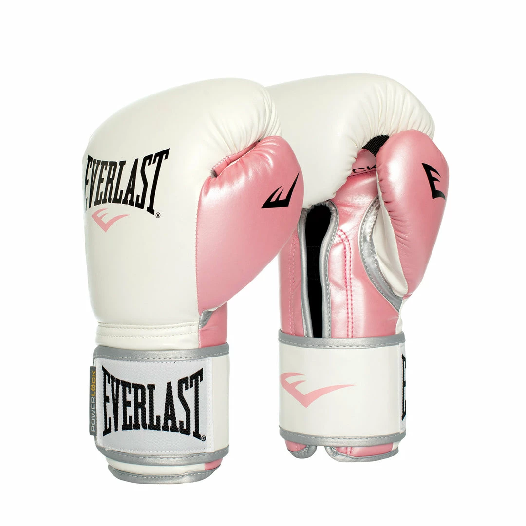 Boxing Equipment Everlast Powerlock Woman Training Glove Pink/White 3 Boxing Equipment Everlast Powerlock Woman Training Glove Pink/White