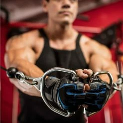 Gym Gloves, Belts & Straps Harbinger Training Grip Wristwrap Gloves Black/Blue