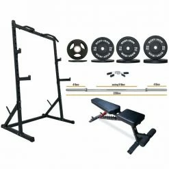 Body Iron Power Racks & Squat Racks Basic Lifters Package V3