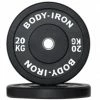 Body Iron 20 Kg Pro Bumper Plate Black Pair Weights, Barbells & Dumbbells 2 Body Iron 20 Kg Pro Bumper Plate Black Pair Weights, Barbells & Dumbbells