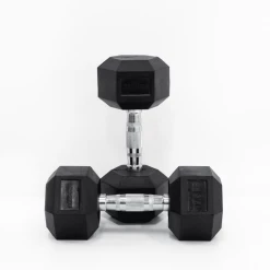 12.5 Kg Body Iron Commercial Rubber Hex Dumbbell Pair