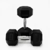17.5 Kg Body Iron Commercial Rubber Hex Dumbbell Pair 2 17.5 Kg Body Iron Commercial Rubber Hex Dumbbell Pair