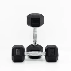 5 Kg Body Iron Commercial Rubber Hex Dumbbell Pair