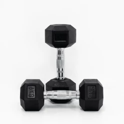6 Kg Body Iron Commercial Rubber Hex Dumbbell Pair