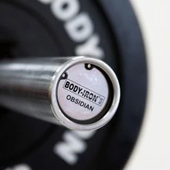 Weights, Barbells & Dumbbells Body Iron 7ft Obsidian Commercial Olympic Barbell Rated 2000lbs