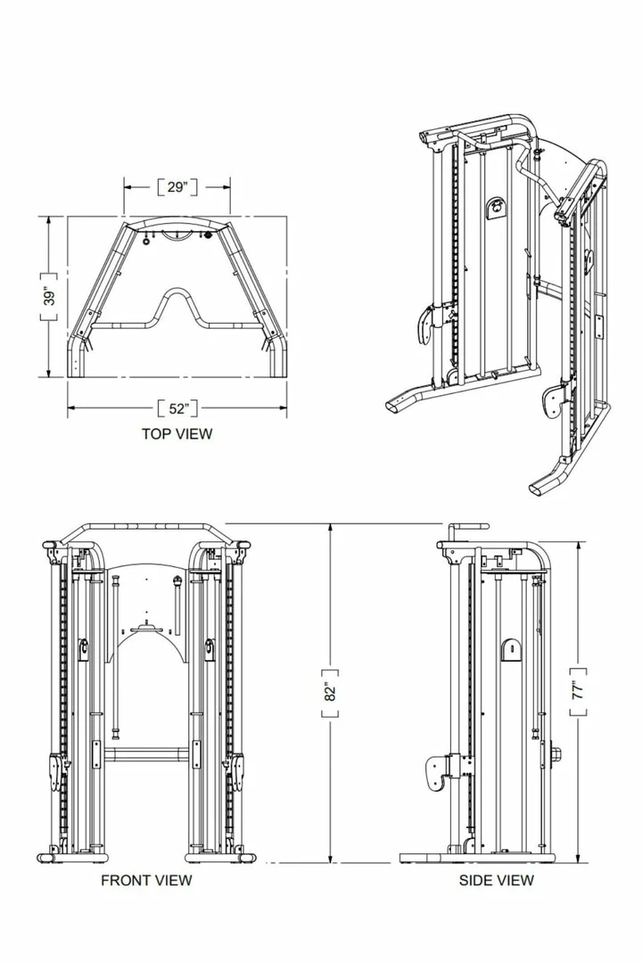 Bodycraft Commercial Functional Trainer LPFTG 9 Bodycraft Commercial Functional Trainer LPFTG