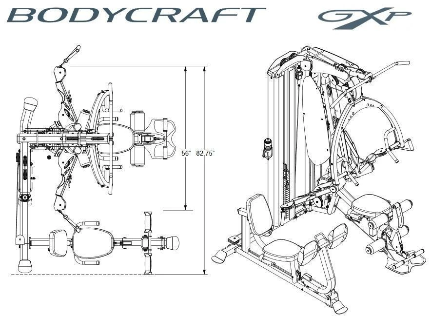 Strength Bodycraft LGXP Pro Multi Station Home Gym 7 Strength Bodycraft LGXP Pro Multi Station Home Gym