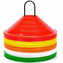 Body Iron Sports Disc Marker Training Cone 50 Piece Set