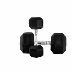 Weights, Barbells & Dumbbells 4 Kg Body Iron Commercial Rubber Hex Dumbbell Pair
