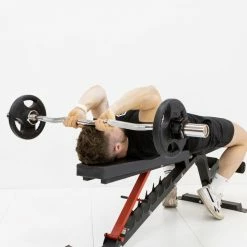 Body Iron Commercial Olympic Ez Curl Bar