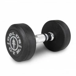 Gold's Gym 7.5kg Rubber Dumbbell Pair Weights, Barbells & Dumbbells