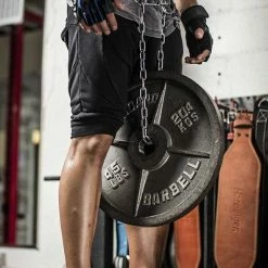 Harbinger Leather Dip Belt With Chain Weight Training Accessories