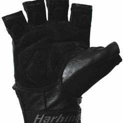 Harbinger Training Grip Gloves Black/Blue 12 Harbinger Training Grip Gloves Black/Blue