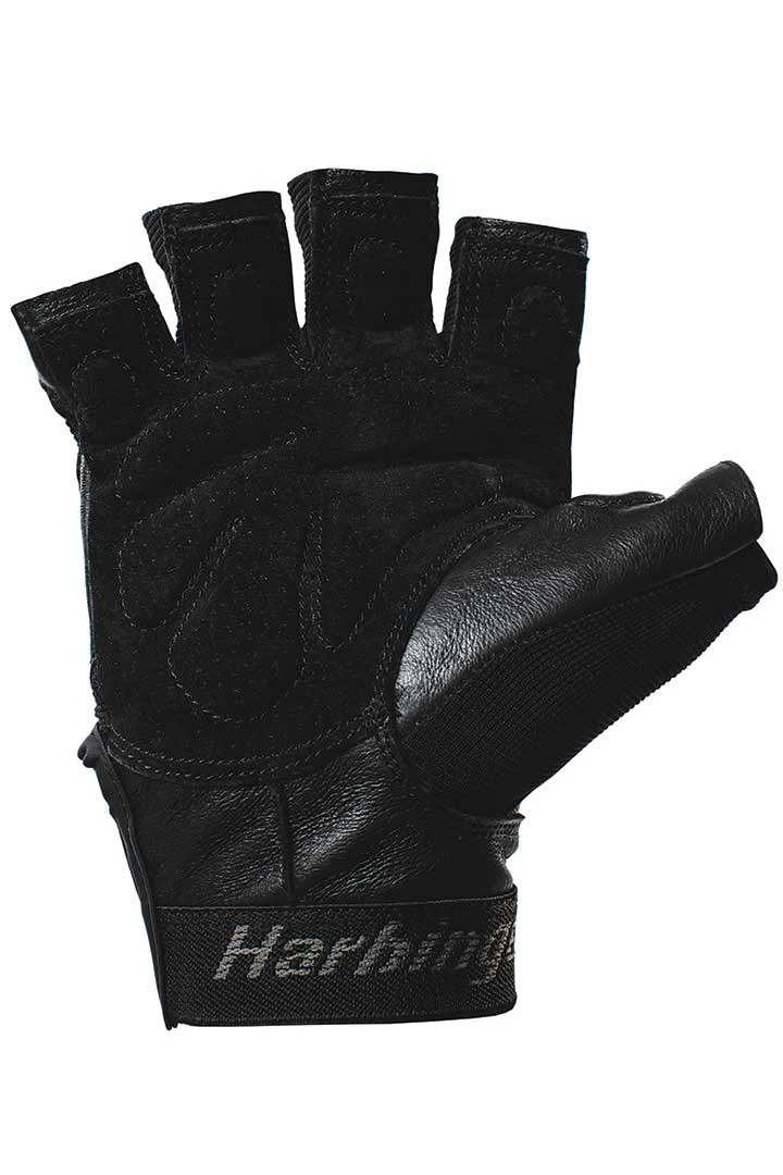 Harbinger Training Grip Gloves Black/Blue 7 Harbinger Training Grip Gloves Black/Blue