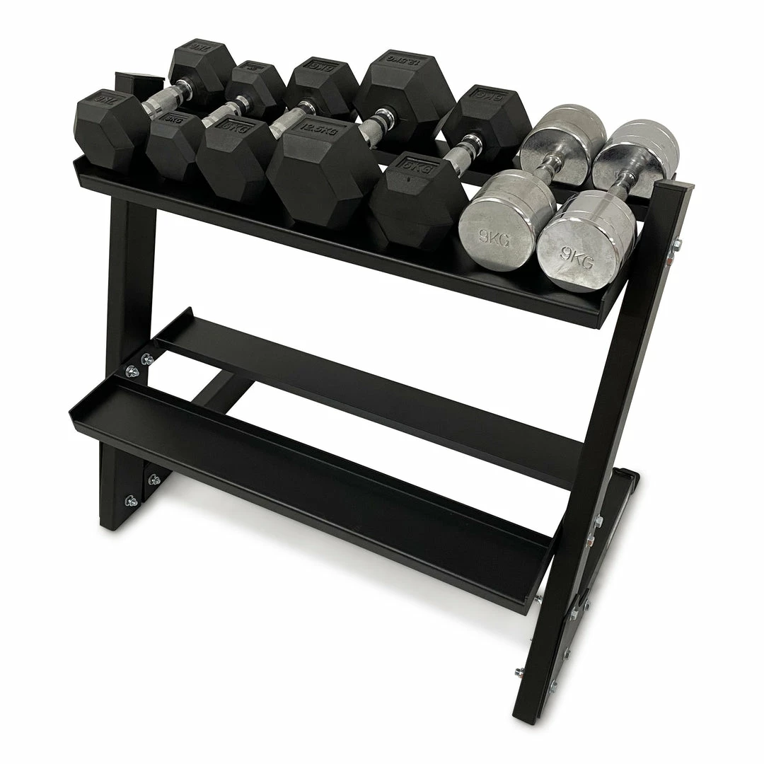 Body Iron 2 Tier Dumbbell Rack Weights, Barbells & Dumbbells 5 Body Iron 2 Tier Dumbbell Rack Weights, Barbells & Dumbbells