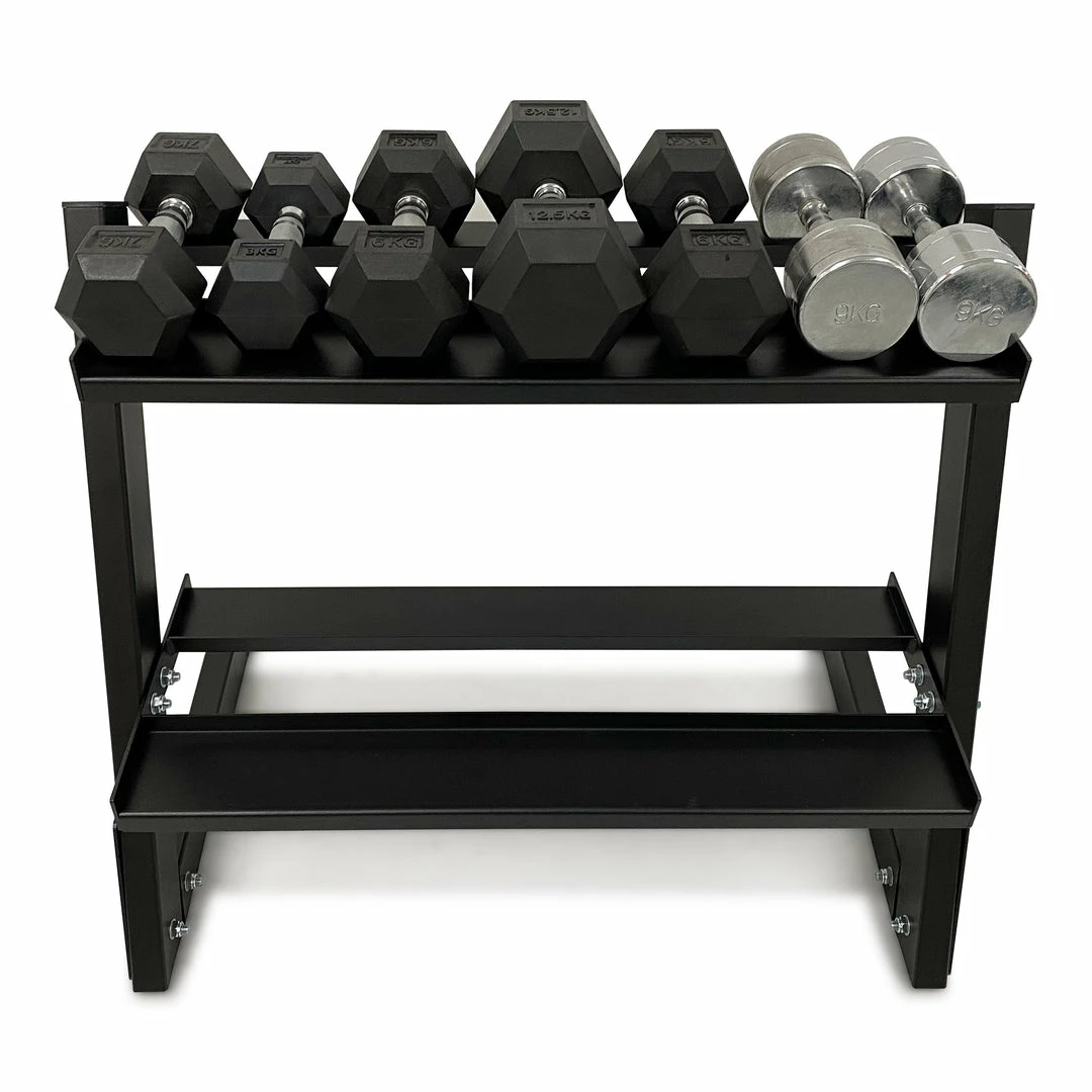 Body Iron 2 Tier Dumbbell Rack Weights, Barbells & Dumbbells 14 Body Iron 2 Tier Dumbbell Rack Weights, Barbells & Dumbbells