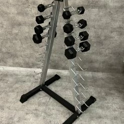 Weights, Barbells & Dumbbells Body Iron A Frame Hex Dumbbell Rack 10 Pairs (Only For 1, 2, 3, 4kg Hex Dumbbells)