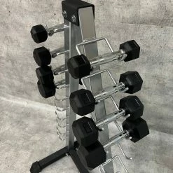 Weights, Barbells & Dumbbells Body Iron A Frame Hex Dumbbell Rack 10 Pairs (Only For 1, 2, 3, 4kg Hex Dumbbells)