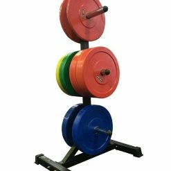 Body Iron Olympic Bumper Plate Tree Holder Weights, Barbells & Dumbbells