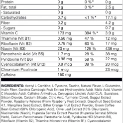 EHP Labs Supplements OxyShred Thermogenic Fat Burner 16 EHP Labs Supplements OxyShred Thermogenic Fat Burner