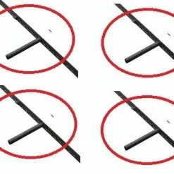 Body Iron Olympic Black Sleeve Attachment 4 Qty (XL1000 Only) Rig & Rack Accessories