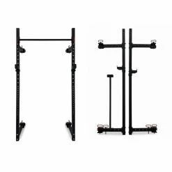 Power Racks & Squat Racks Body Iron Wall Mounted Folding Squat Rack R1
