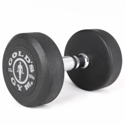 Gold's Gym 10kg Rubber Dumbbell Pair