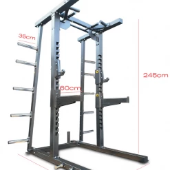 Body Iron Ultimate Commercial Half Rack HR9000 Power Racks & Squat Racks