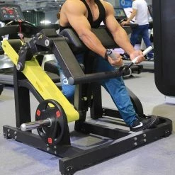 Machines And Multi Stations Body Iron Platinum Plate Loaded Bicep Machine