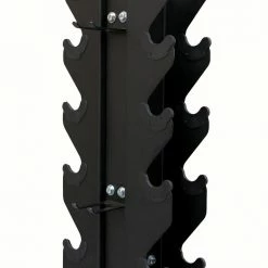 Body Iron Commercial Vertical Hex Dumbbell Rack 10 Pairs Weights, Barbells & Dumbbells