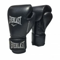 Everlast Powerlock Pro Training Glove Black/Black Boxing Equipment