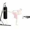 Body Iron Boxing Equipment Everlast Foldable Boxing Stand Set
