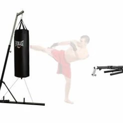 Body Iron Boxing Equipment Everlast Foldable Boxing Stand Set