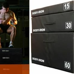 Functional Conditioning Body Iron Foam Plyometric Boxes Set