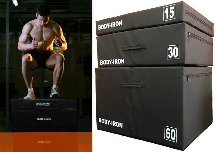 Functional Conditioning Body Iron Foam Plyometric Boxes Set 4 Functional Conditioning Body Iron Foam Plyometric Boxes Set