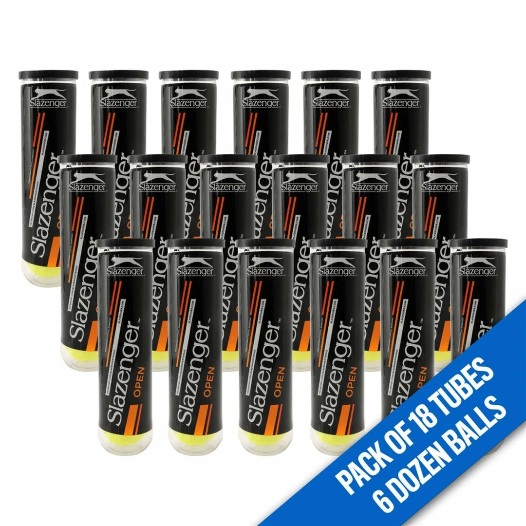 Slazenger Open 72 Tennis Balls Sports 3 Slazenger Open 72 Tennis Balls Sports