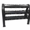 Weights, Barbells & Dumbbells Body Iron Platinum Commercial Dumbbell Rack (3 Tier 9 Pair)