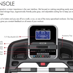 Spirit Treadmill SXT185 Cardio