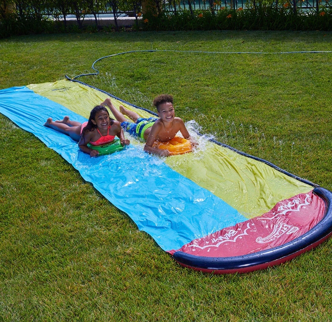 Wham-O Slip 'N Slide Wave Rider Double With Bonus Boogie Boards 3 Wham-O Slip 'N Slide Wave Rider Double With Bonus Boogie Boards
