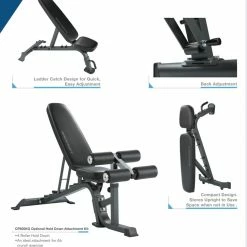 Strength Bodycraft Light Commercial FID Bench CF605G