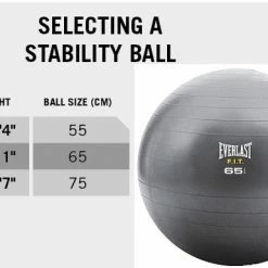 Everlast 65cm Fitball Yoga & Pilates
