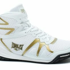 Everlast PIVT Boxing Boots White/Gold