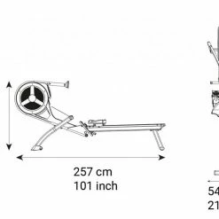 Impetus Commercial Air Mag Rower KIA6800AM Cardio